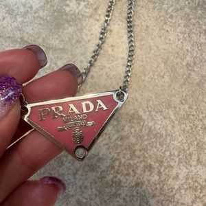 Prada Silver Necklace